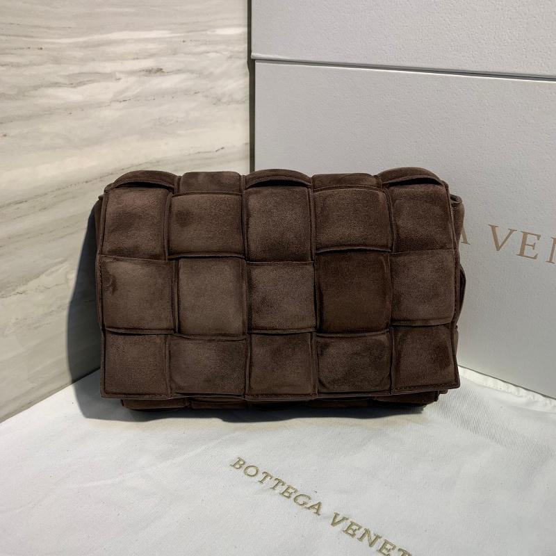 Bottega Veneta Handbags 591970 matte leather deep brown